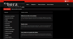 Desktop Screenshot of lahoramarcada.com